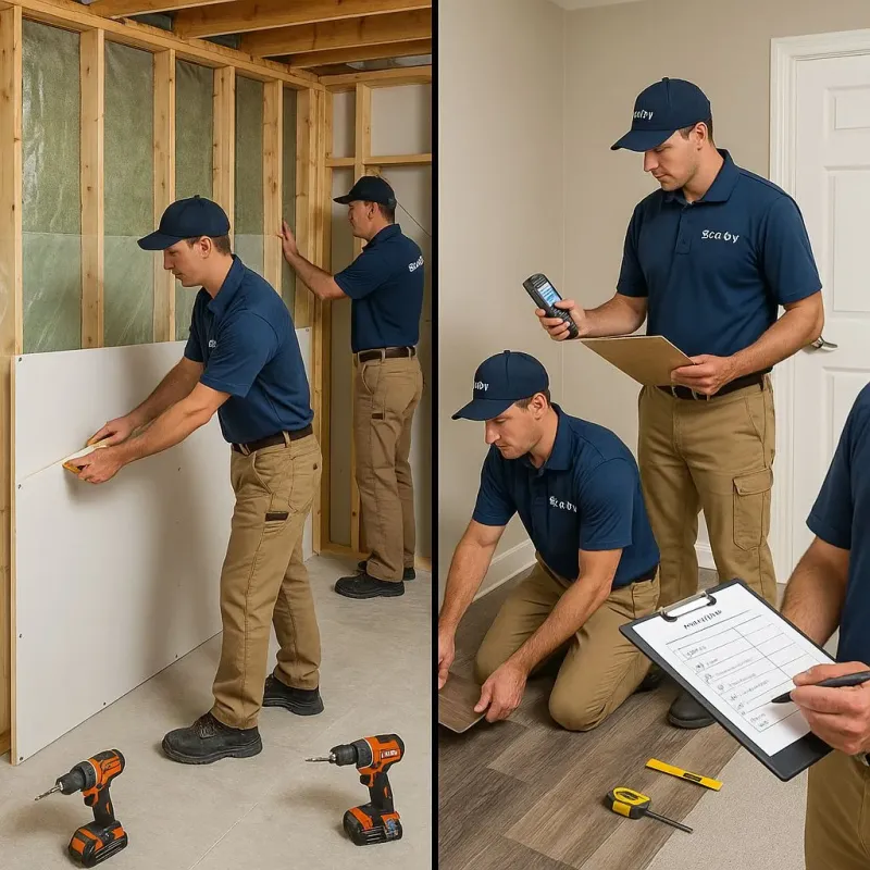 Repairs and Reconstruction process in Ashtabula County, OH